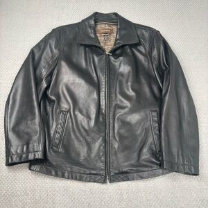 Danier Black Italian Leather Jacket large